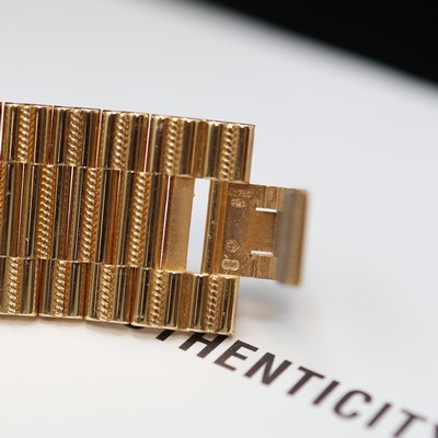 27123893e - PIAGET Traditional Mecanique ungetragene Armbanduhr in RG 750/000 mit Diamanten & Rubinen ...