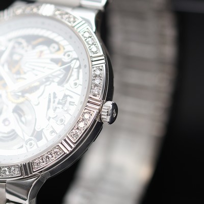 27123896c - PIAGET Dancer Skeleton ungetragene Armbanduhr in WG 750/000 mit Diamanten Referenz ...