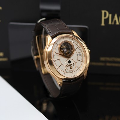 27123898a - PIAGET Gouverneur seltenes, ungetragenes Armbandtourbillon in RG 750/000 Referenz P10769, ...