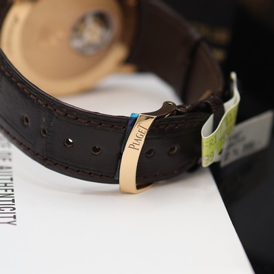 27123898d - PIAGET Gouverneur seltenes, ungetragenes Armbandtourbillon in RG 750/000 Referenz P10769, ...