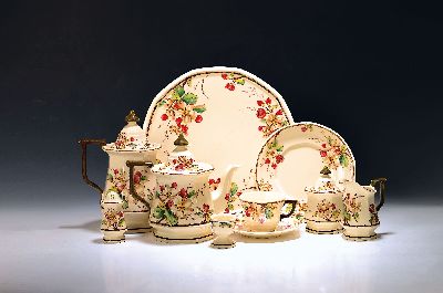 Image Frühstücksgeschirr für 8 Personen, Villeroy & Boch, Modell Portobello, Kaffeekanne, ...