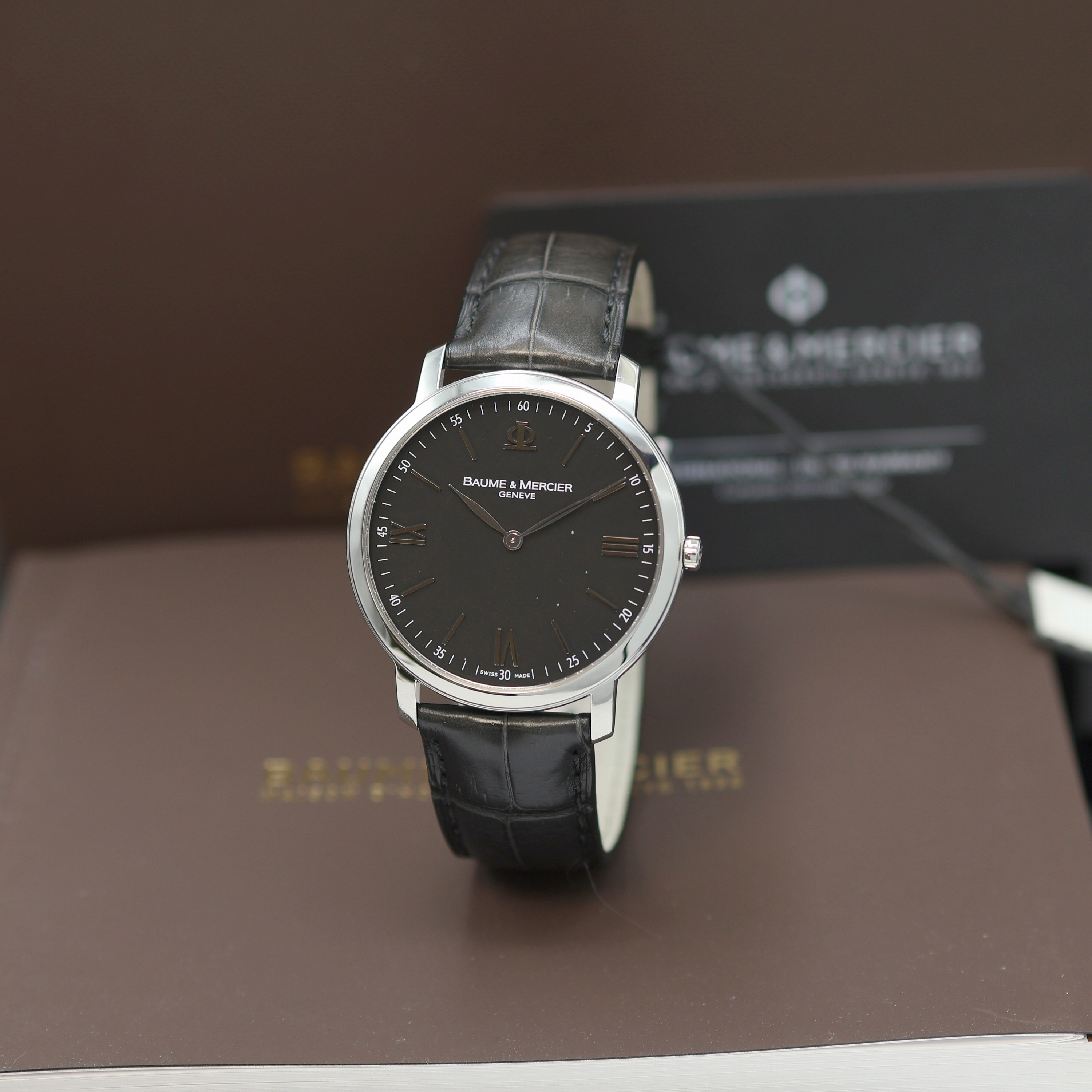 Image 27123903 - BAUME & MERCIER Classima Exwecutive ungetragene Armbanduhr Referenz M0A08850, quarz, ...