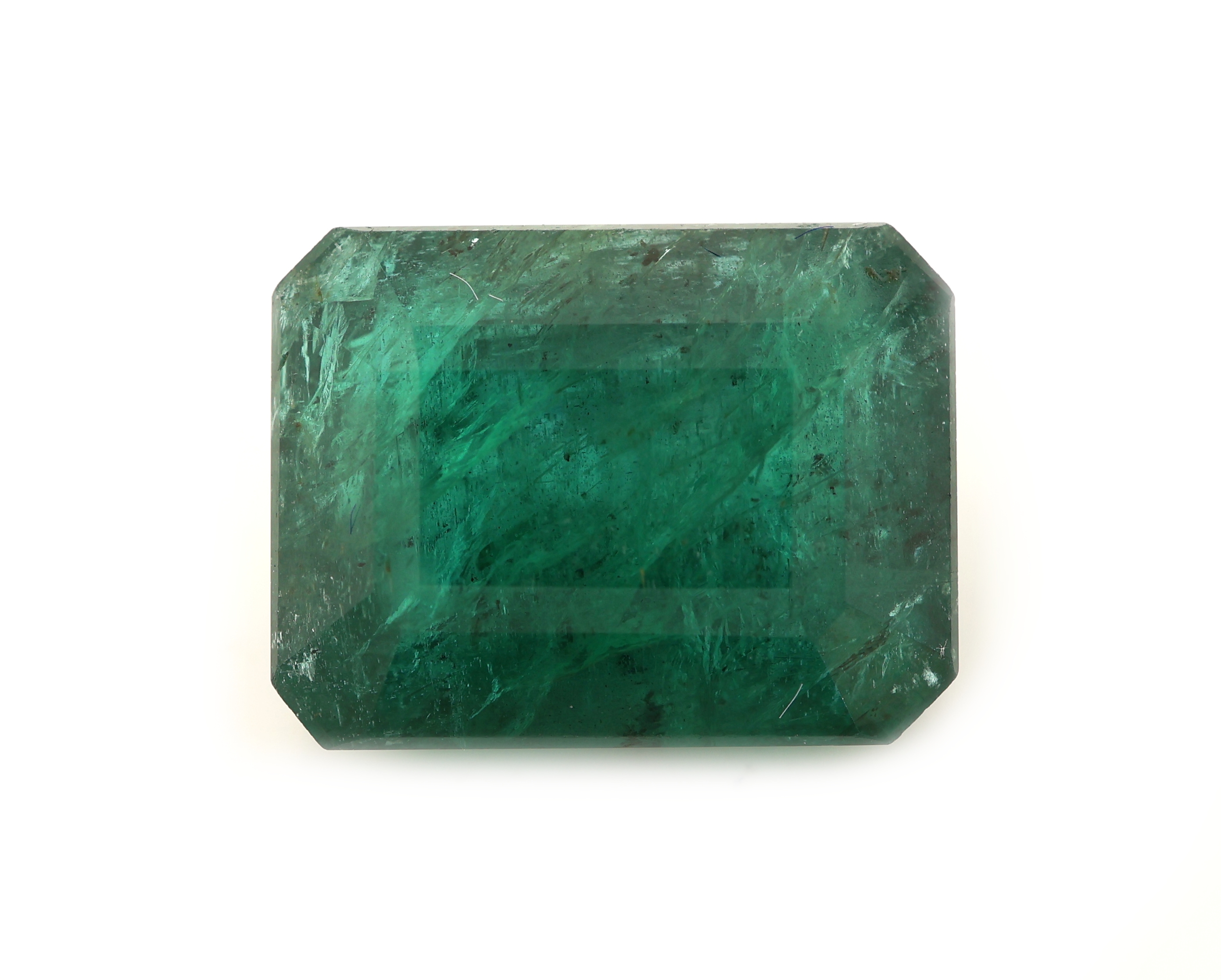 Image 27123928 - Loser Smaragd, ca. 9.16 ct, ca. 14.22 x 10.88 x 7.77 mm, Reinheitsbehandelt, ...