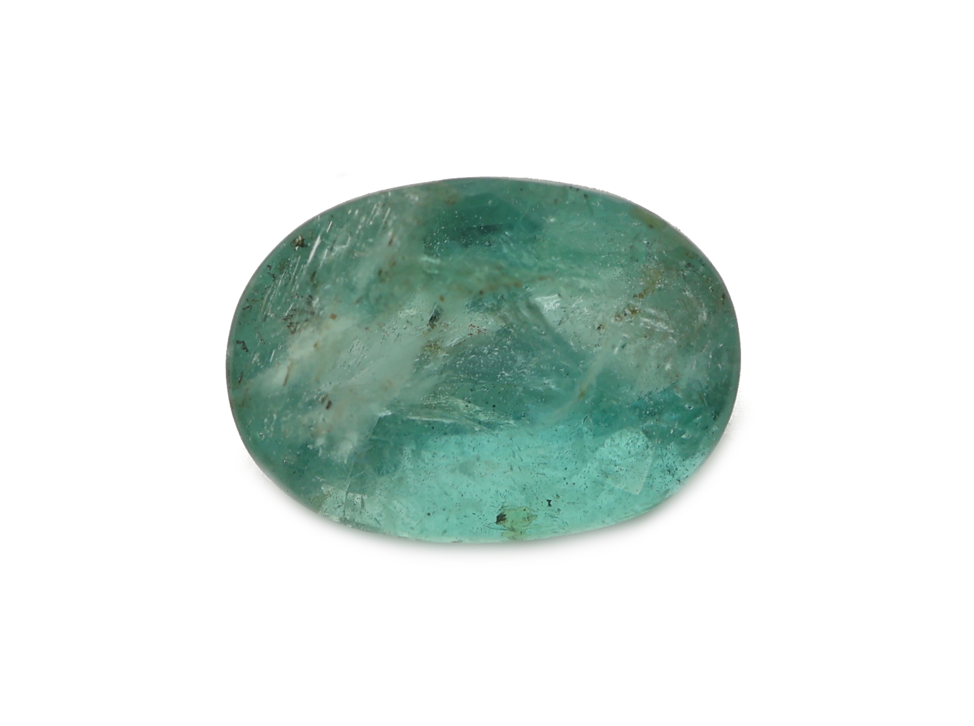 Image 27123937 - Loser Smaragd, ca. 3.50 ct, ovalfacett., ca. 11.3 x 7.9 x 6.0 mm Schätzpreis: 1200, - EUR