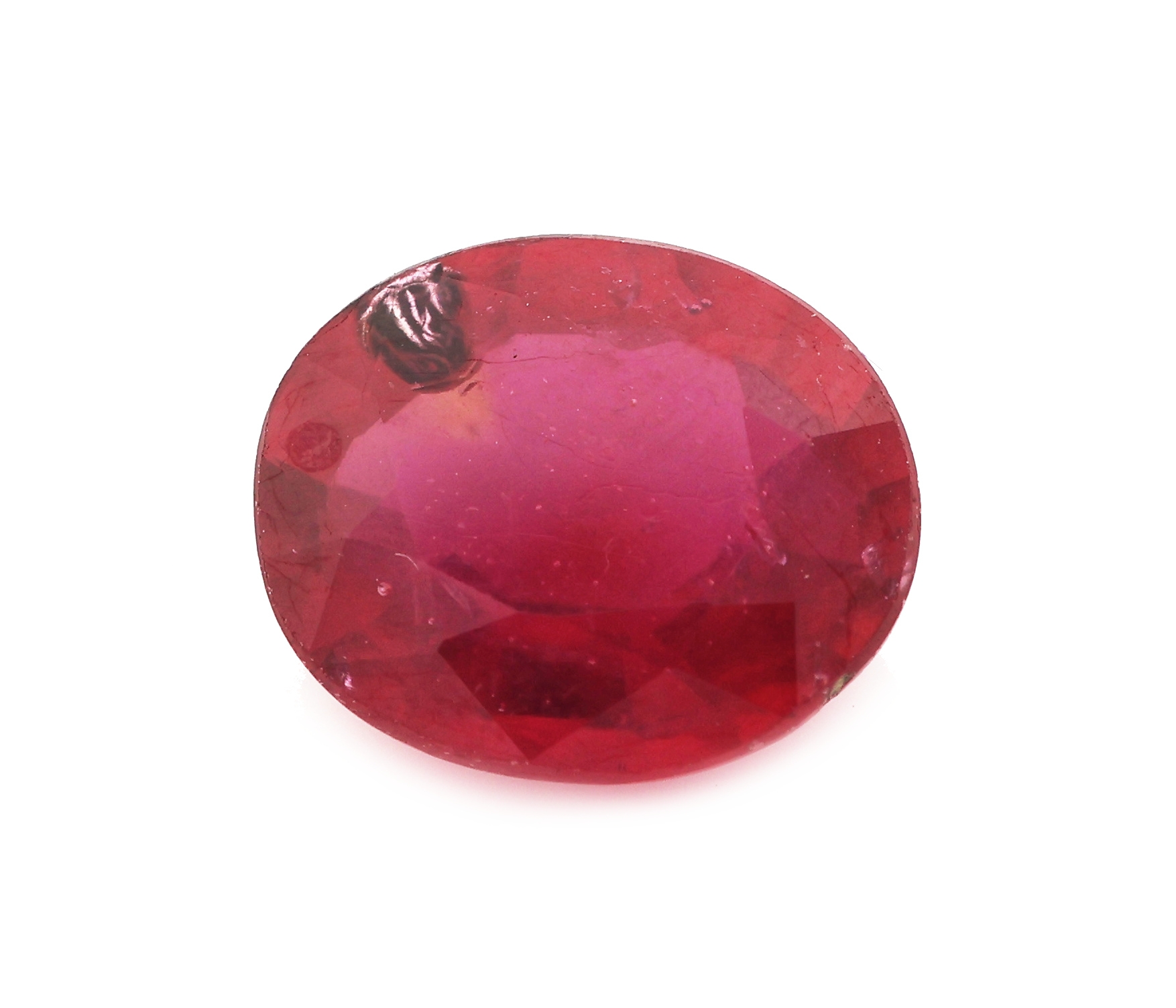 Image 27123941 - Loser Rubin, ca. 2.51 ct, ovalfacett., beh. Schätzpreis: 1200, - EUR
