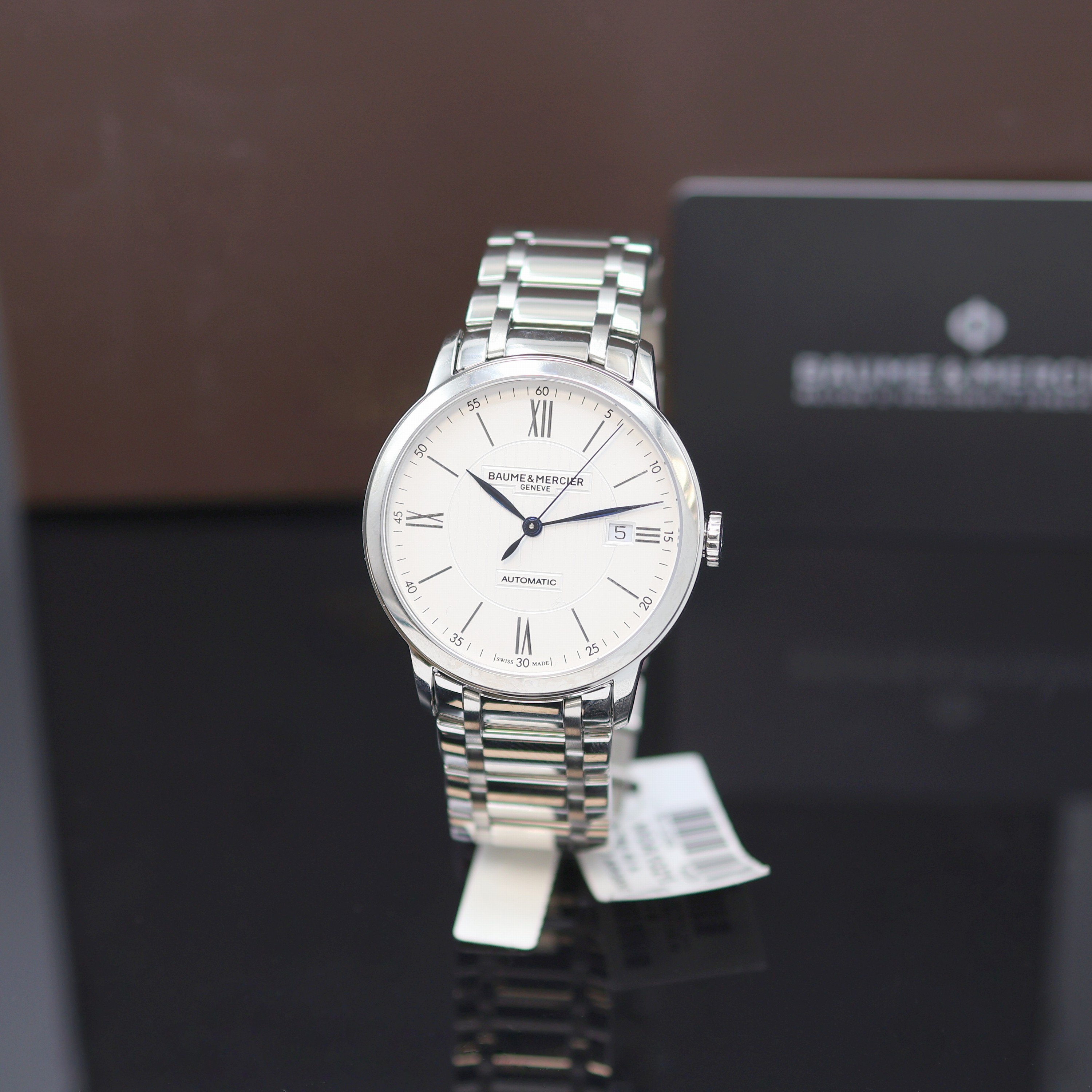 Image 27123999 - BAUME & MERCIER Classima ungetragene Herrenarmbanduhr Referenz M0A10215, Automatik, ...