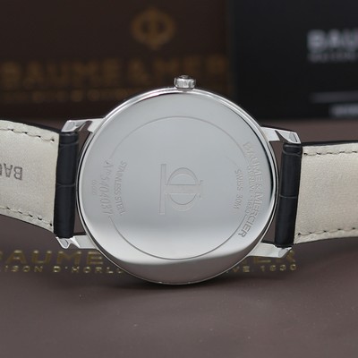 27123903e - BAUME & MERCIER Classima Exwecutive ungetragene Armbanduhr Referenz M0A08850, quarz, ...