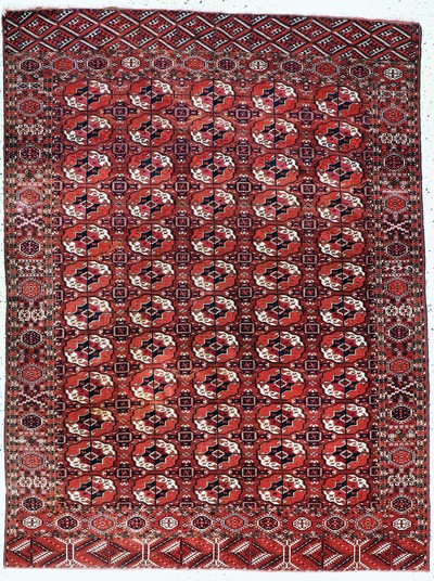 Image Tekke´Hauptteppich´antik, Turkmenistan, 19.Jhd, Wolle auf Wolle, ca. 277 x 207 cm, EHZ: ...