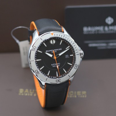 27123910b - BAUME & MERCIER Clifton ungetragene Herrenarmbanduhr Referenz M0A10338, Automatik, ...