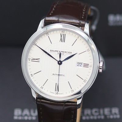 27123916a - BAUME & MERCIER Classima ungetragene Herrenarmbanduhr Referenz M0A10214, Automatik, ...