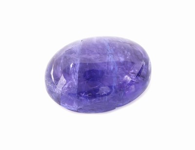 Image Loser Tansanit, 10.10 ct, ovaler Cabochon, ca.13.88 x 10.52 x 7.62 mm Schätzpreis: 1900, ...
