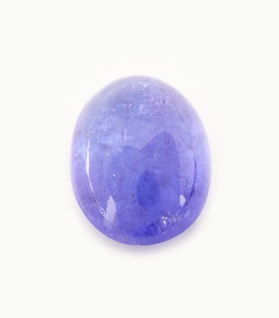 Image Loser Tansanit, 6.67 ct, ovaler Cabochon, ca. 13.6 x 9.7 x 5.96 mm Schätzpreis: 2000, - ...