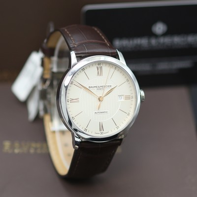 27123993b - BAUME & MERCIER Classima ungetragene Herrenarmbanduhr Referenz M0A10263, Automatik, ...