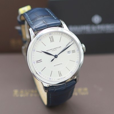 27123995b - BAUME & MERCIER Classima ungetragene Herrenarmbanduhr Referenz M0A10333, Automatik, ...
