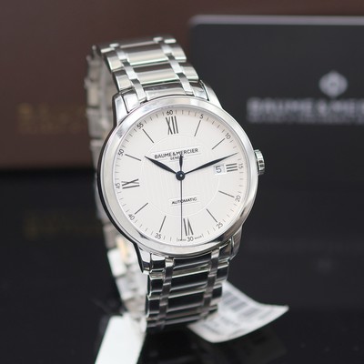 27123999b - BAUME & MERCIER Classima ungetragene Herrenarmbanduhr Referenz M0A10215, Automatik, ...