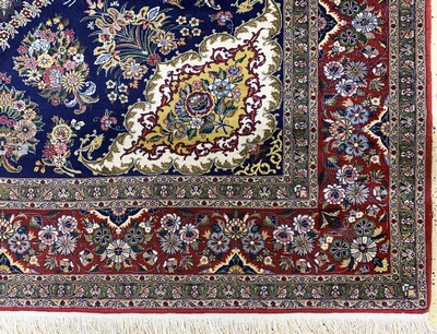 27124002a - Indo Sarogh, Indien, Ende 20.Jhd, Wolle aufBaumwolle, ca. 235 x 250 cm, EHZ: 2 ...