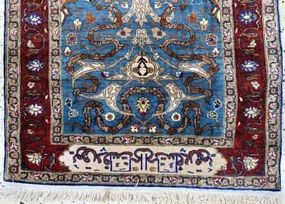 27124003b - Seiden Kayseri, Türkei, Anfang 20.Jhd, reine Naturseide´Metallbroschiert´, ca. 110 x ...
