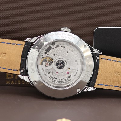 27124026e - BAUME & MERCIER Clifton Baumatic 5 Tage ungetragene Herrenarmbanduhr Chronometer Referenz ...