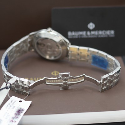 27124070c - BAUME & MERCIER Clifton Baumatic 5 Tage ungetragene Herrenarmbanduhr Chronometer Referenz ...