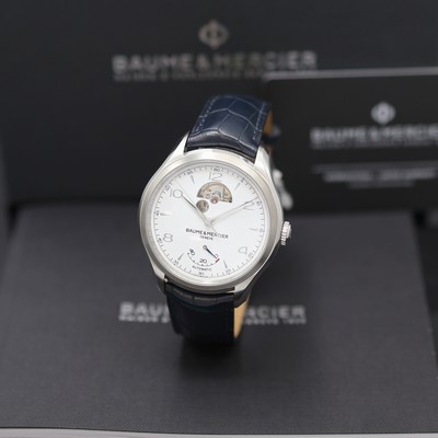 Image BAUME & MERCIER Clifton unworn gents wristwatch with visible balance reference M0A10448, ...