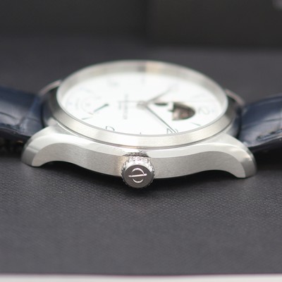 27124075d - BAUME & MERCIER Clifton ungetragene Herrenarmbanduhr mit sichtbarer Unruh Referenz ...