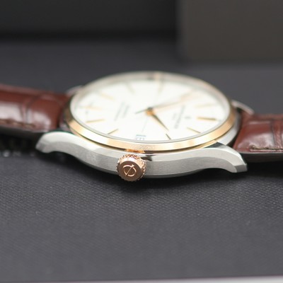 27124079d - BAUME & MERCIER Clifton Baumatic 5 Tage Chronometer ungetragene Herrenarmbanduhr Referenz ...