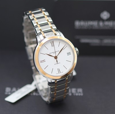 27124084b - BAUME & MERCIER Classima ungetragene Armbanduhr Referenz M0A10269, Automatik, beids. ...