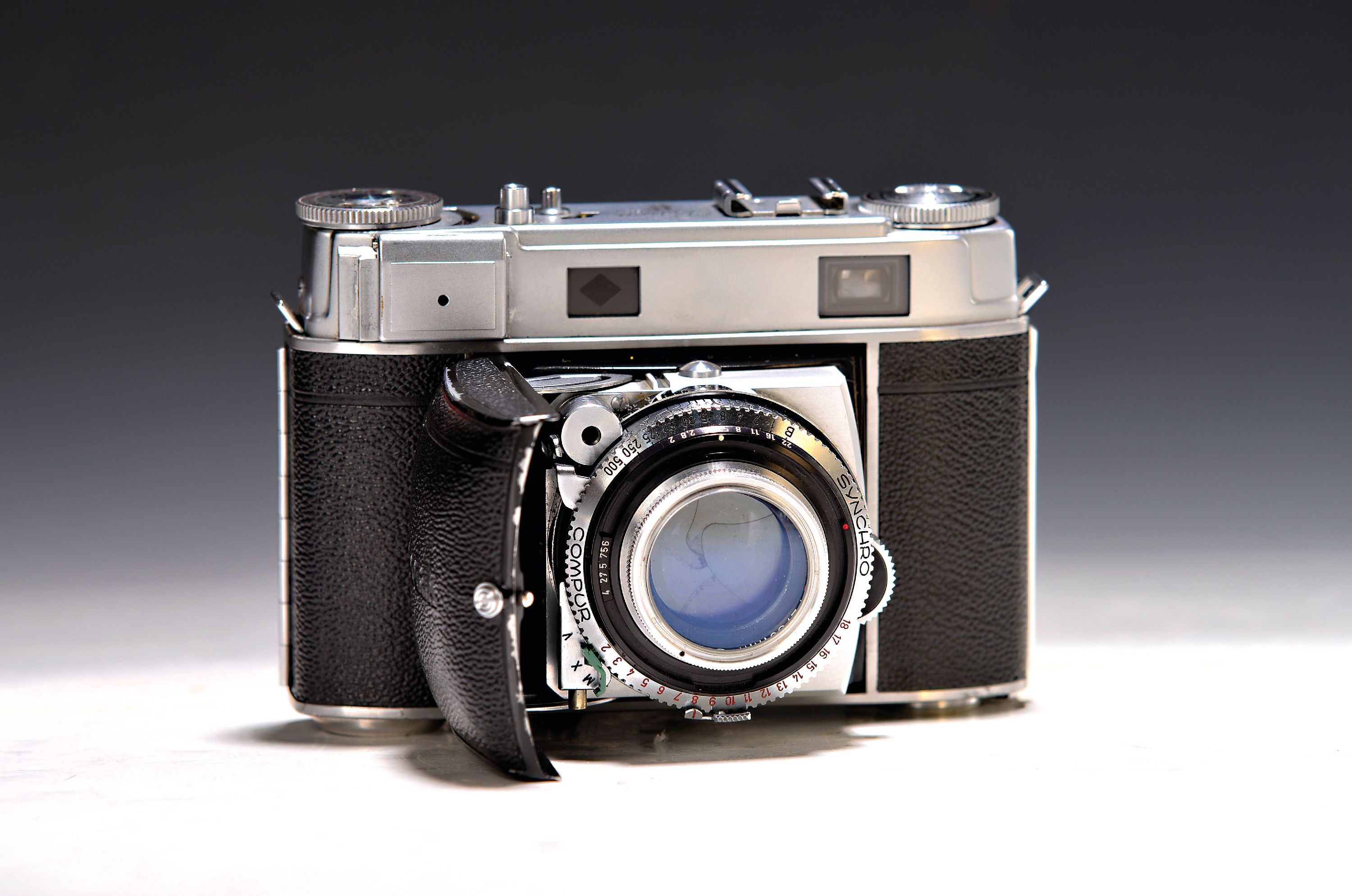 Image 27124296 - Kodak Retina IIIc, nach 1954, Seriennr. 514270, Klapp-Messsucher, Schnellspannhebel am ...