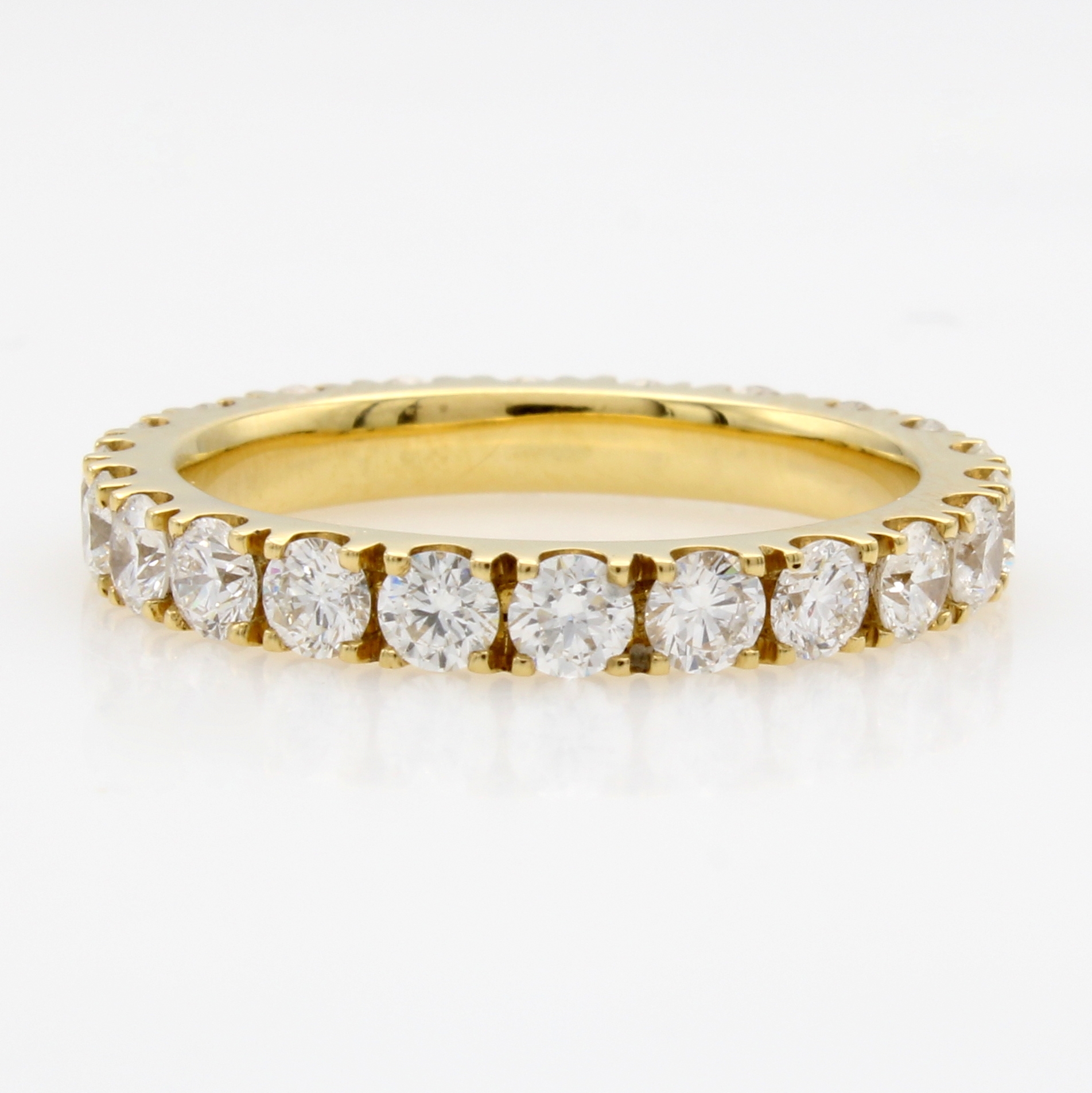 Image 27124303 - Memoryring mit Brillanten, GG 750/000, Brill. zus. ca. 2.01 ct feines Weiß/si, RW ...
