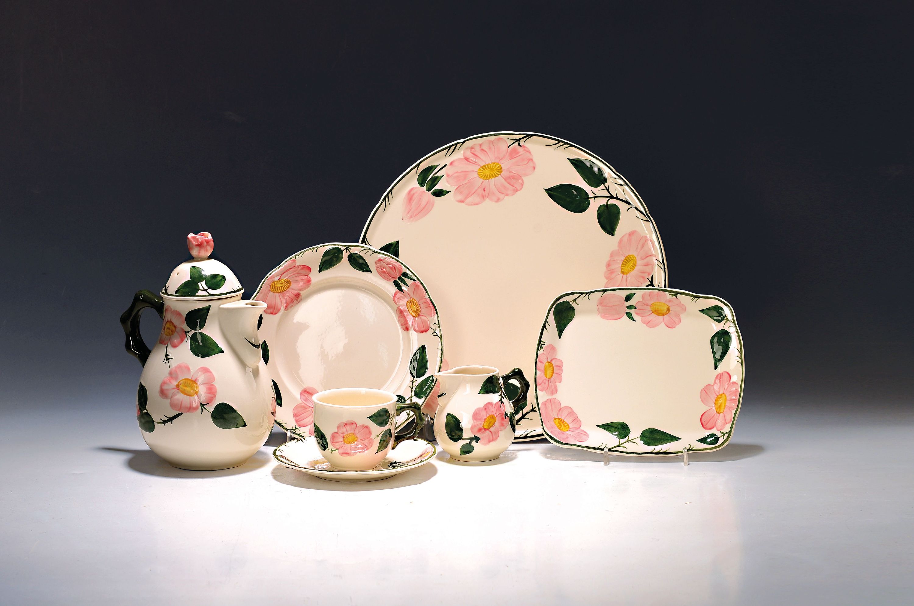 Image 27124435 - Kaffeeservice, Villeroy & Boch, Wildrose, Steingut, komplett für 6 Personen: ...
