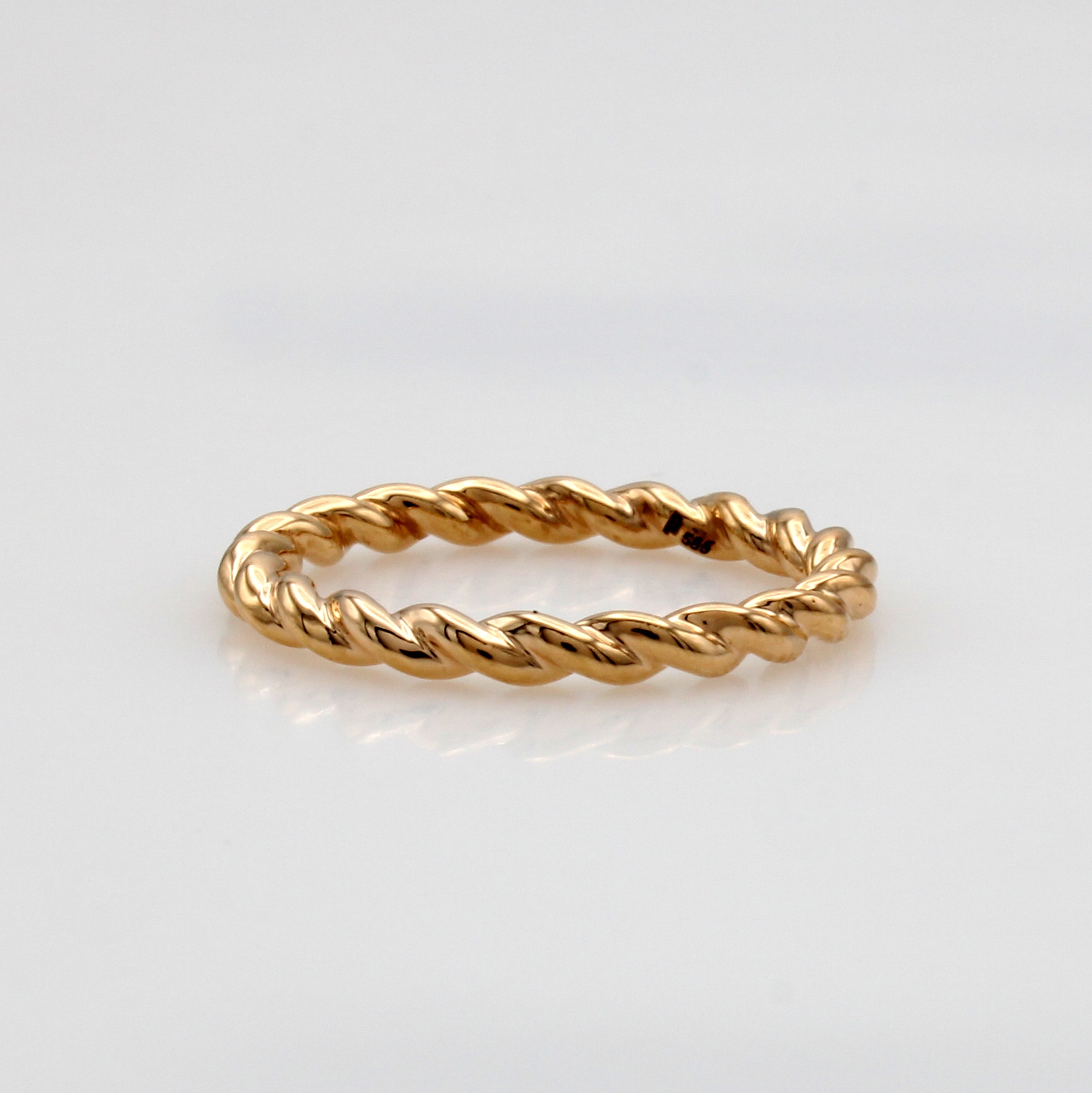 Image 27124451 - Ring, RG 585/000, im Kordeldesign, RW ca. 56