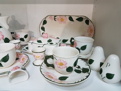 27124432c - Kaffeeservice, Villeroy & Boch, Wildrose, Steingut, für 6 Personen: Kaffeekanne, ...