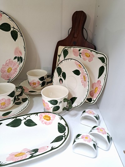 27124435f - Kaffeeservice, Villeroy & Boch, Wildrose, Steingut, komplett für 6 Personen: ...