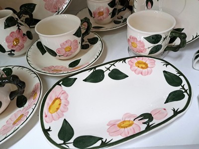 27124435g - Kaffeeservice, Villeroy & Boch, Wildrose, Steingut, komplett für 6 Personen: ...