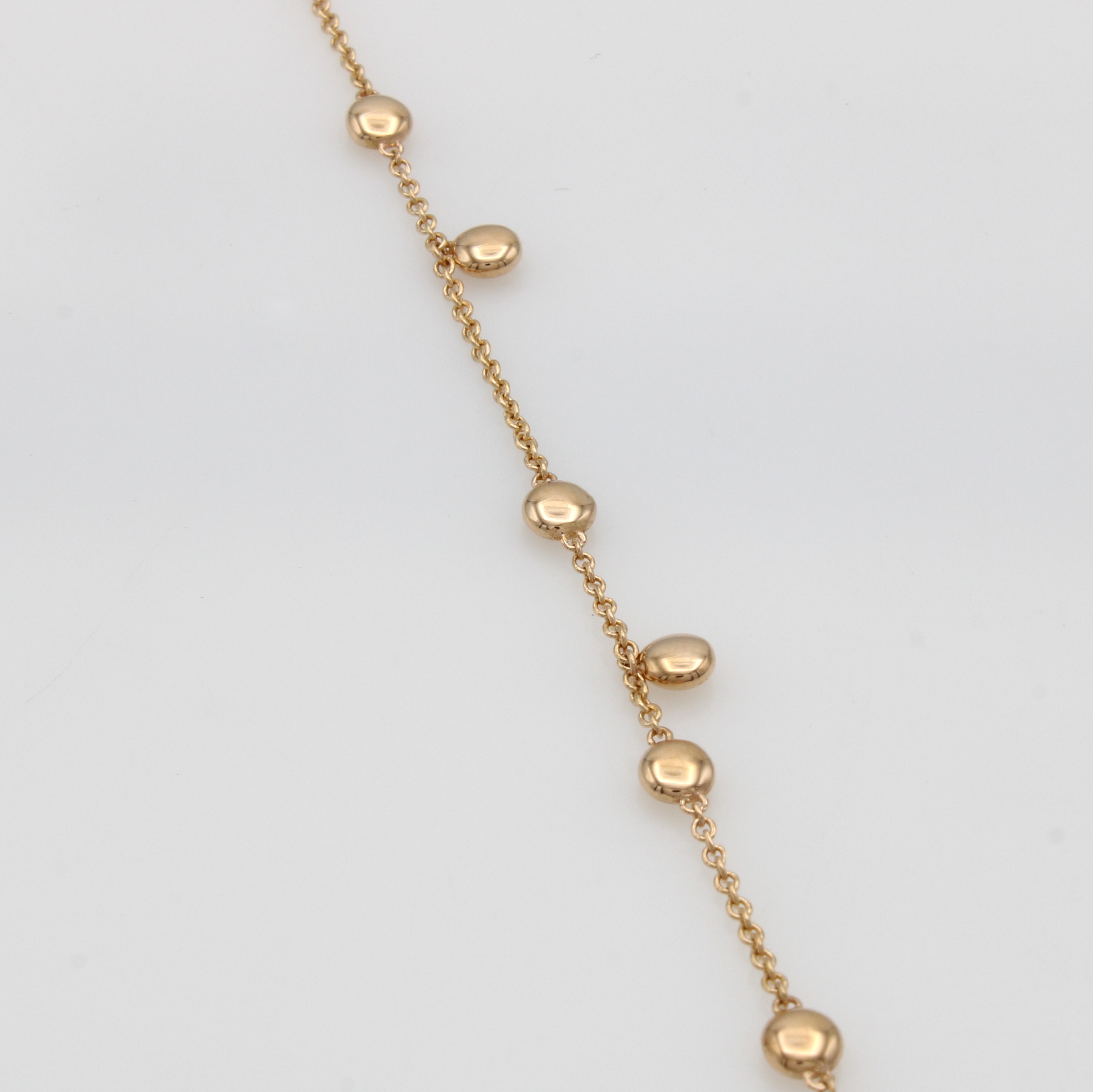 Image 27124508 - Armband, RoséG 750/000, runde Elemente in Kette integriert u. 3 Abhängungen, ...