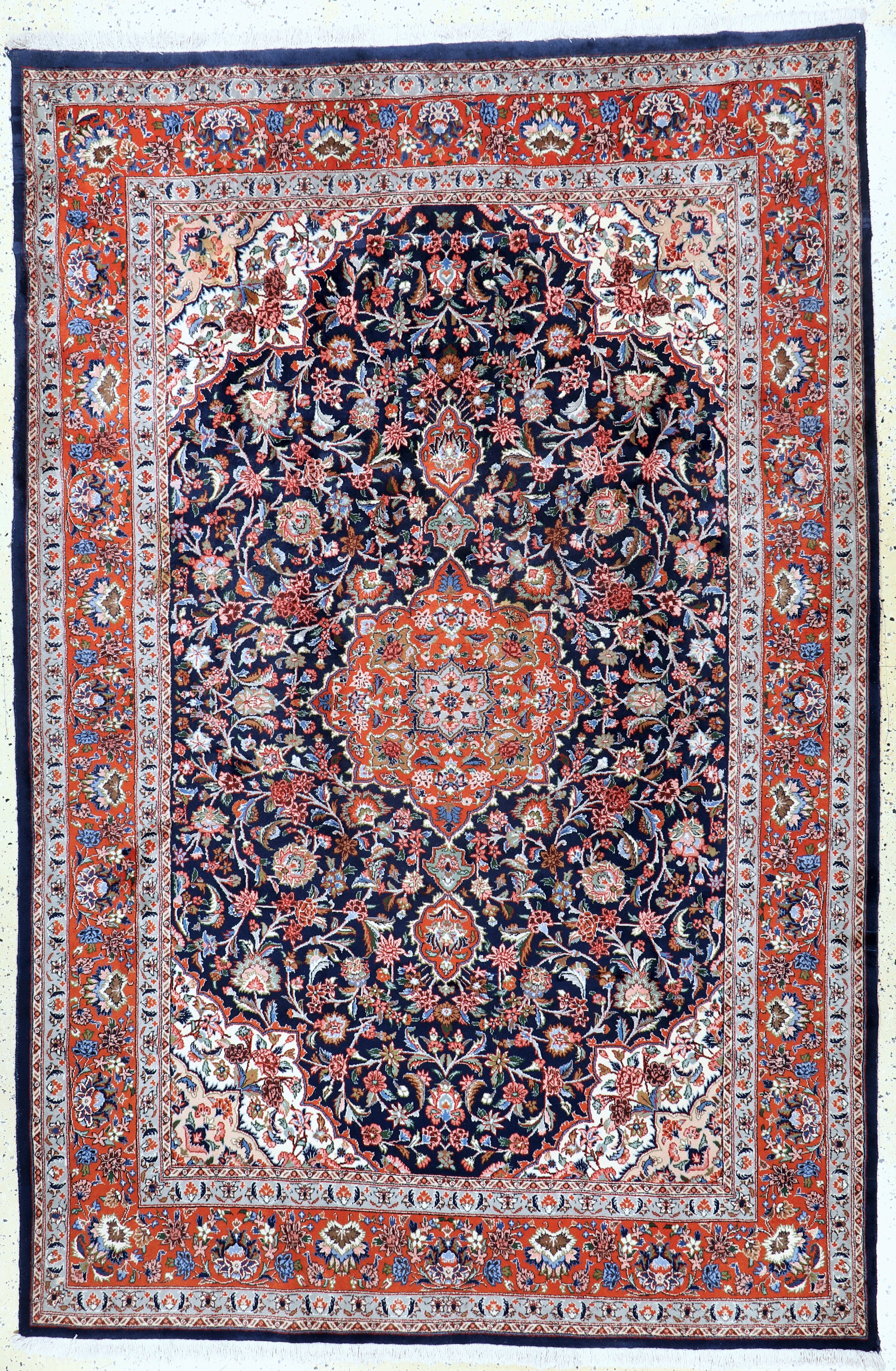 Image 27124598 - Yazd, Persia, late 20th century, wool on cotton, approx. 305 x 202 cm, condition: 1-2. ...