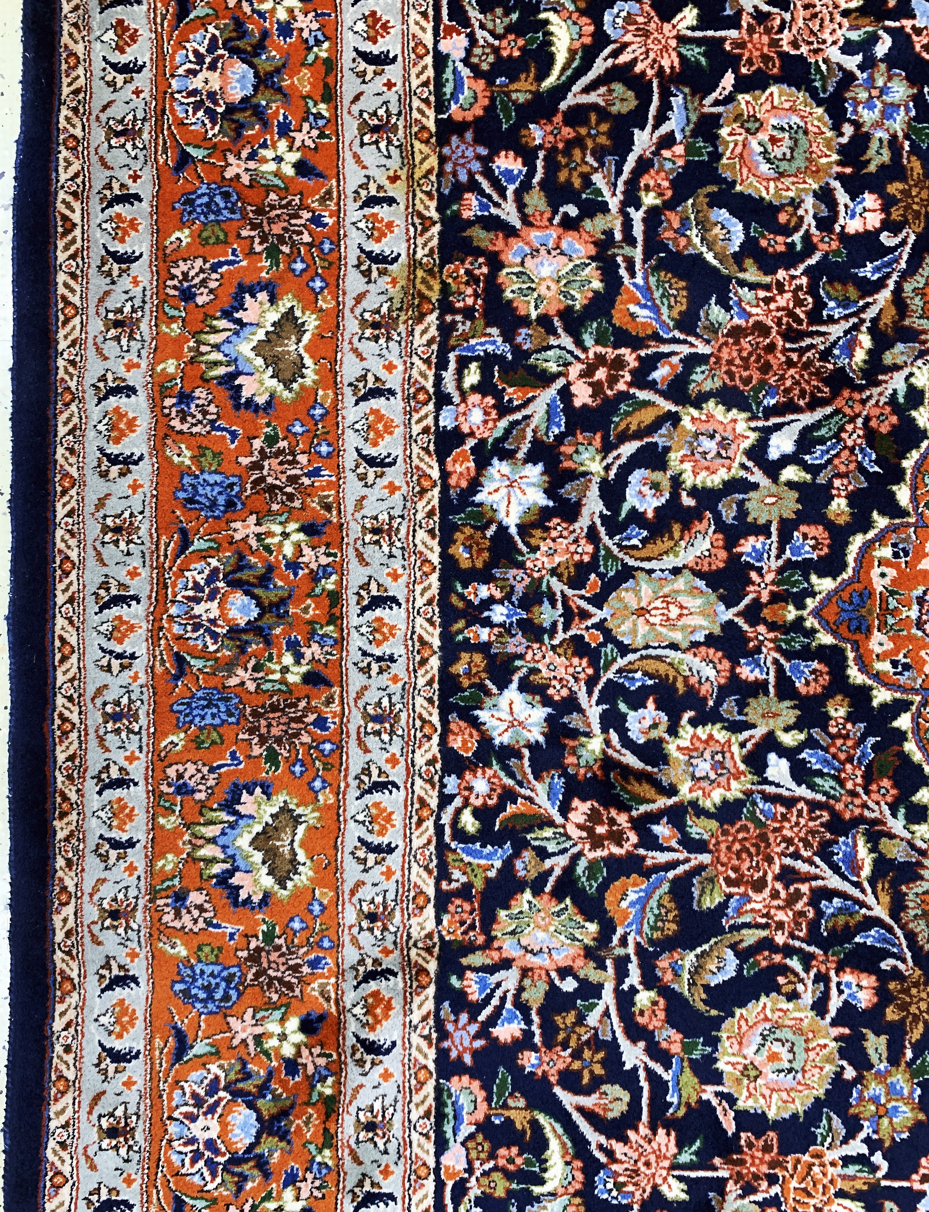 Detail c: Yaza, Persien, Ende 20.Jhd, Wolle auf Baumwolle, ca. 305 x 202 cm, EHZ: 1-2