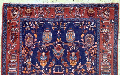 27124504a - Kordi Bidjar, Persien, Mitte 20.Jhd, Wolle auf Baumwolle, ca. 205 x 139 cm, EHZ: 2 ...
