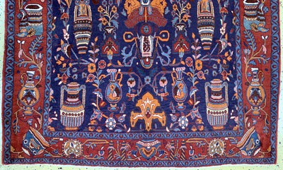 27124504c - Kordi Bidjar, Persien, Mitte 20.Jhd, Wolle auf Baumwolle, ca. 205 x 139 cm, EHZ: 2 ...