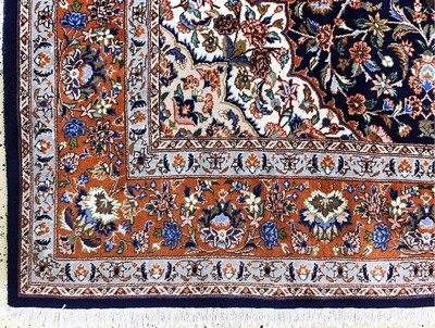 27124598b - Yazd, Persia, late 20th century, wool on cotton, approx. 305 x 202 cm, condition: 1-2. ...