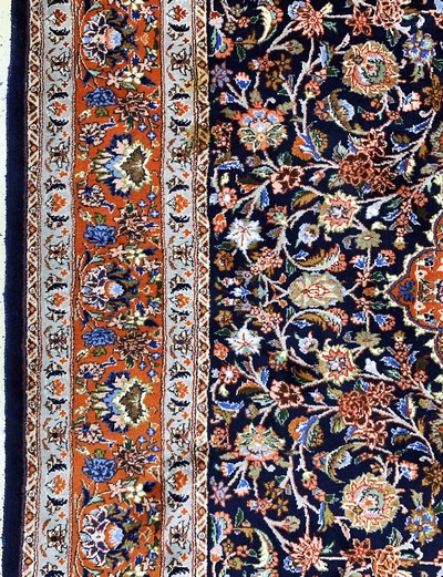 27124598c - Yazd, Persia, late 20th century, wool on cotton, approx. 305 x 202 cm, condition: 1-2. ...