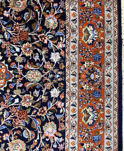 27124598e - Yazd, Persia, late 20th century, wool on cotton, approx. 305 x 202 cm, condition: 1-2. ...