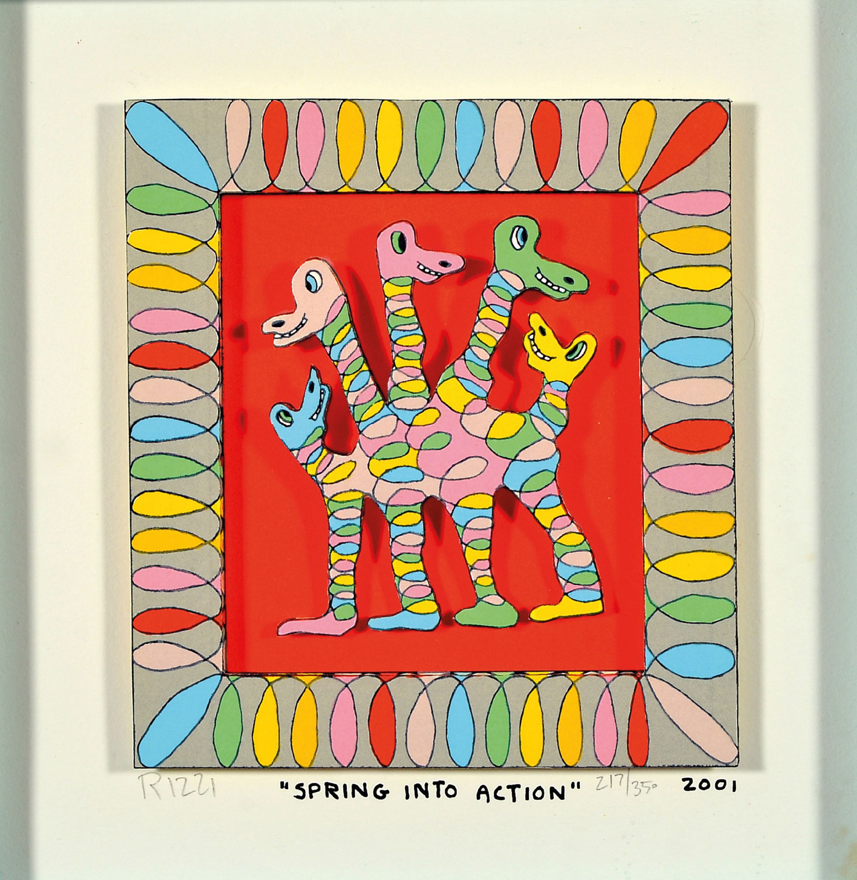 Image 27124698 - James Rizzi, 1950-2011, ´Spring Into Action´, num. 217/350, handsigniert, dat. 2001, ...