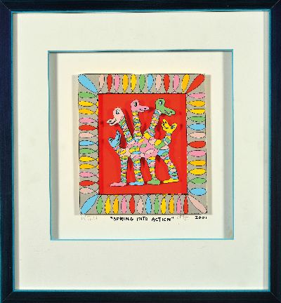 27124698k - James Rizzi, 1950-2011, ´Spring Into Action´, num. 217/350, handsigniert, dat. 2001, ...
