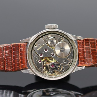 27124980e - MINERVA rare vintage ladies wristwatch with German dial-inscription Wasserdicht Fallfest ...