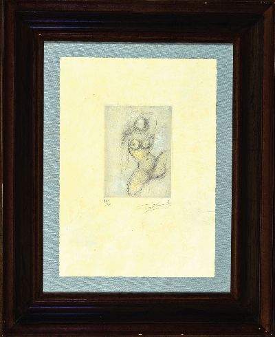 27124987k - Salvador Dali, 1904-1989, Radierung, Vignatte aus Les amours de Cassandre, sign. und ...