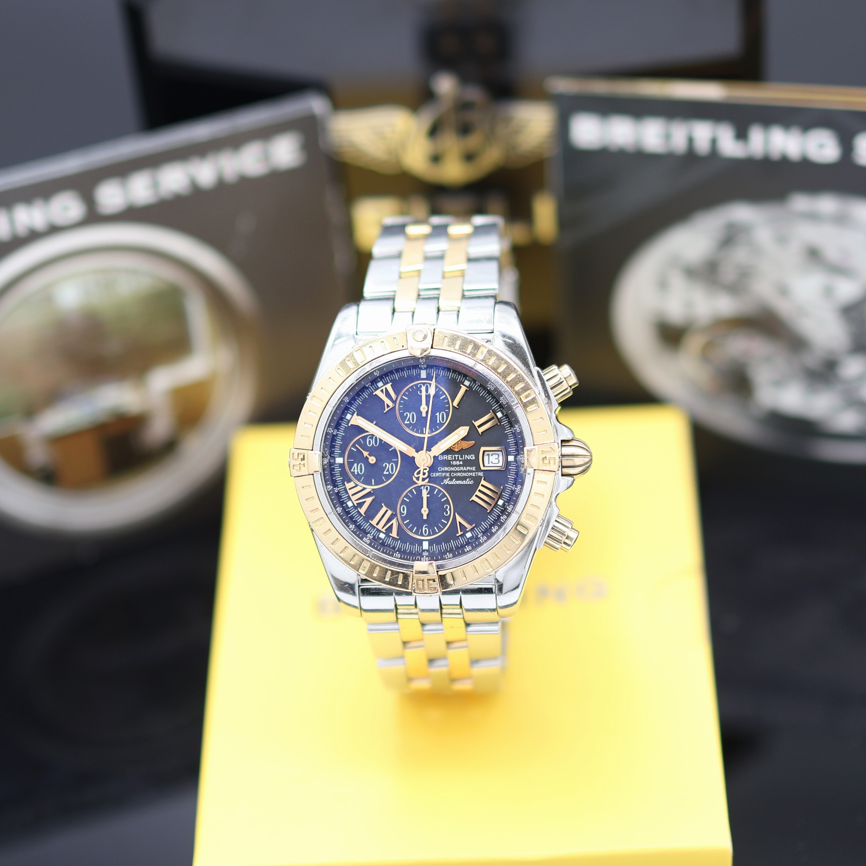 Image 27125011 - BREITLING Herrenarmbanduhr Chronomat Evolution Referenz C13356, Schweiz verk. lt. beil. ...