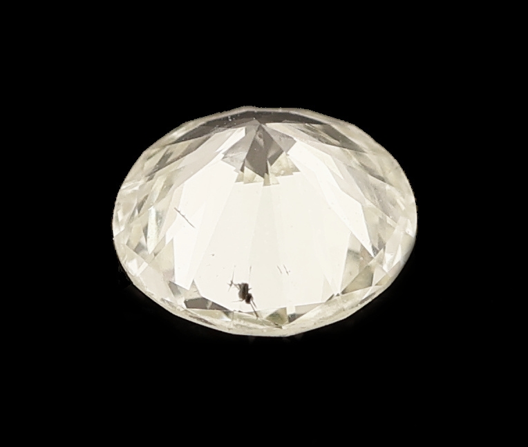 Detail a: Loser Brillant 0.562 ct Getönt(P-R) Very LightYellow/p1, DPL-Expertise anbei