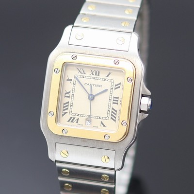 27125024a - CARTIER Armbanduhr Santos Galbee Referenz 187901, Schweiz um 1995, quarz, Edelstahl/Gold ...