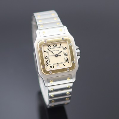 27125024b - CARTIER Armbanduhr Santos Galbee Referenz 187901, Schweiz um 1995, quarz, Edelstahl/Gold ...
